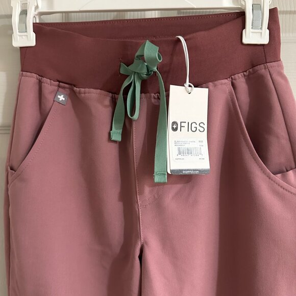 FIGS Mauve Zamora Jogger Scrub Pants - Picture 3 of 4